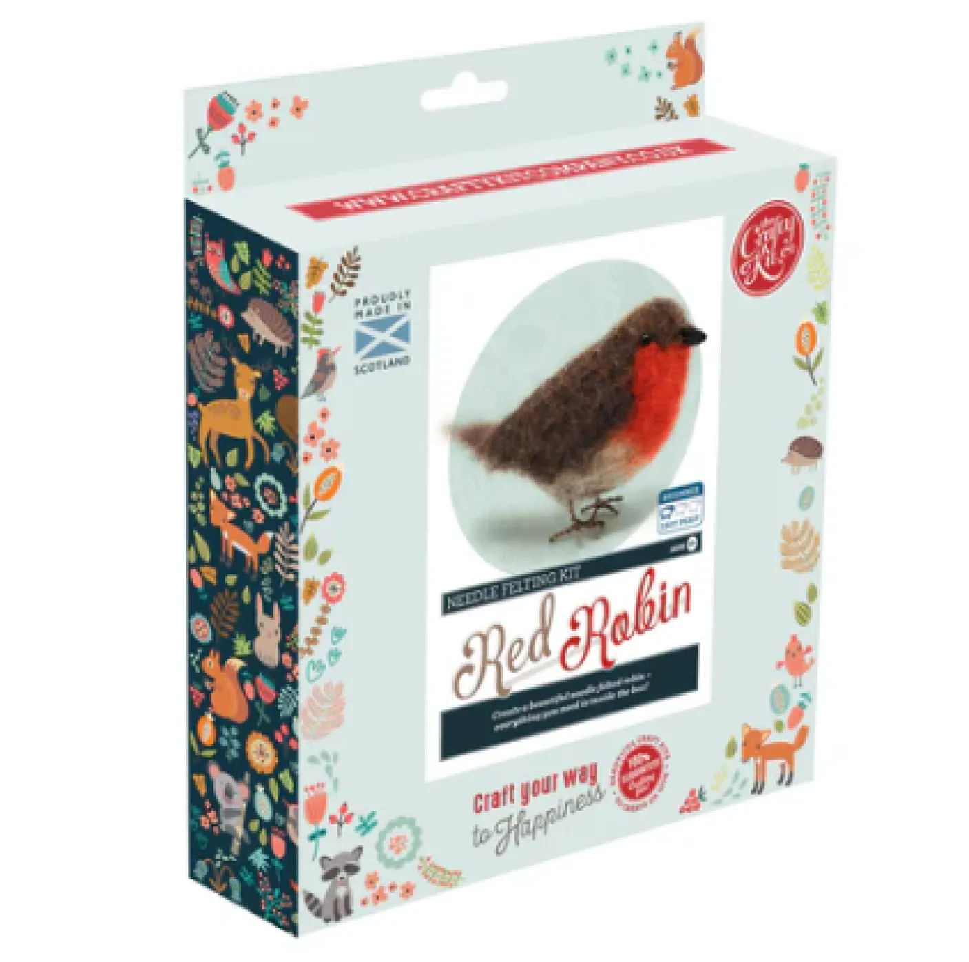 British Birds - Red Robin Needle Felting Kit