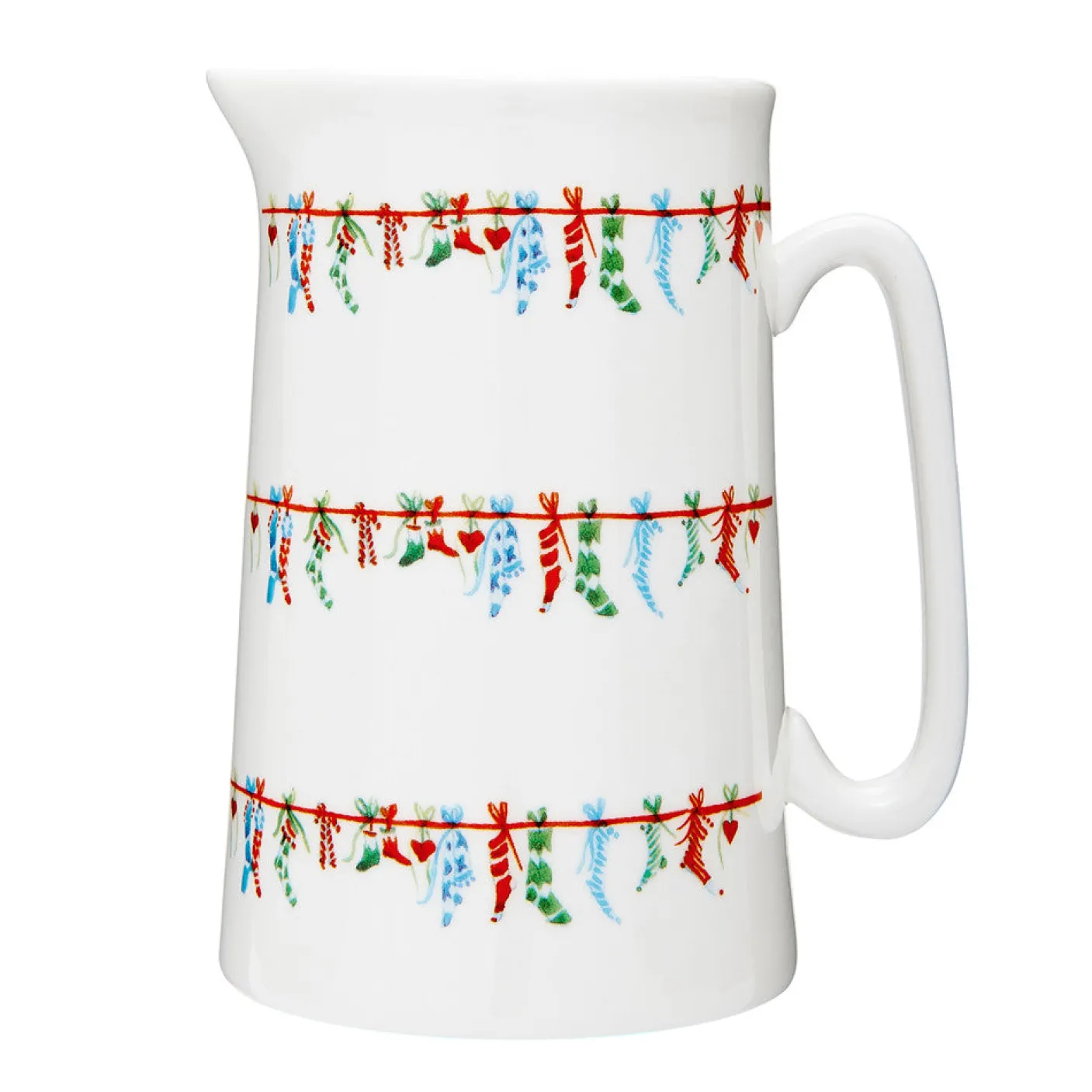 Stockings Bone China Large Jug