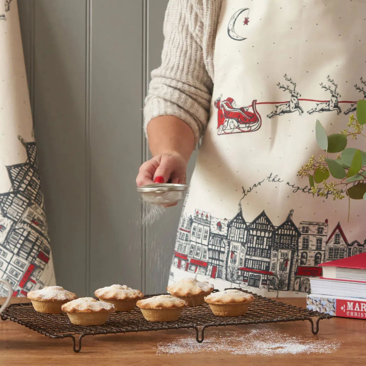 Santa's Sleigh Apron