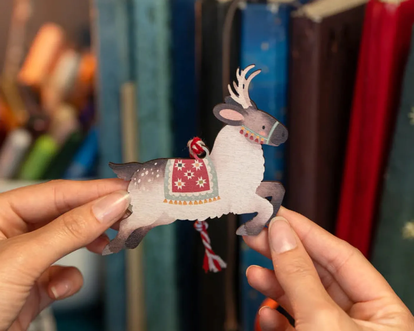 Wooden Reindeer Christmas Decorations