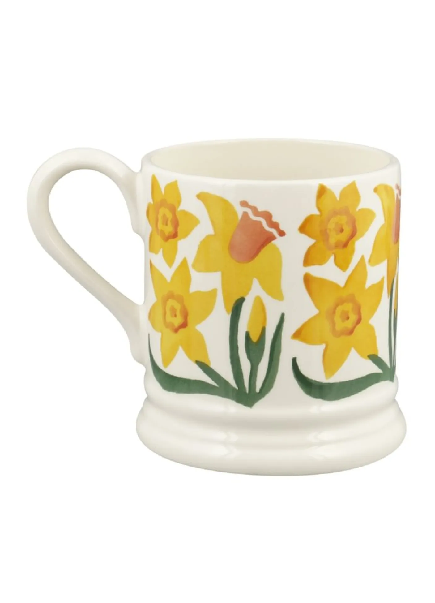 Daffodil Hand-Stamped 1/2 Pint Mug
