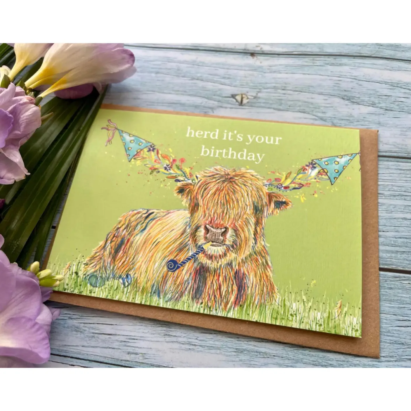 Herd It's Your Birthday Eco-card