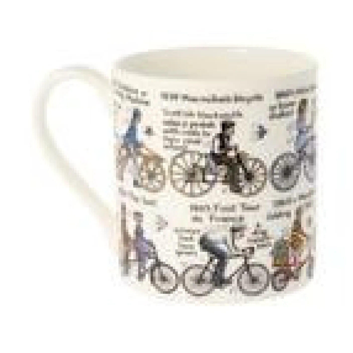 The History of Cycling Bone China Mug