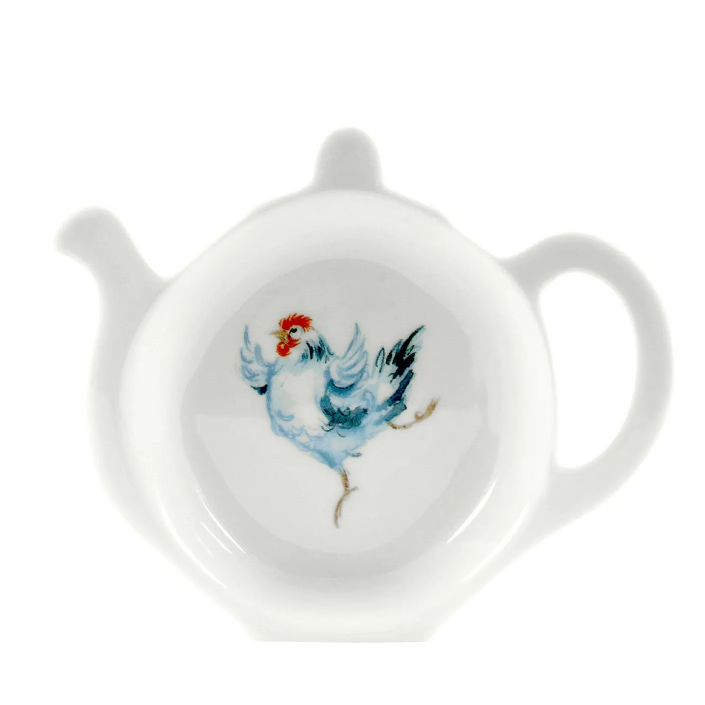 Dancing Hen Bone China Tea Bag Tidy