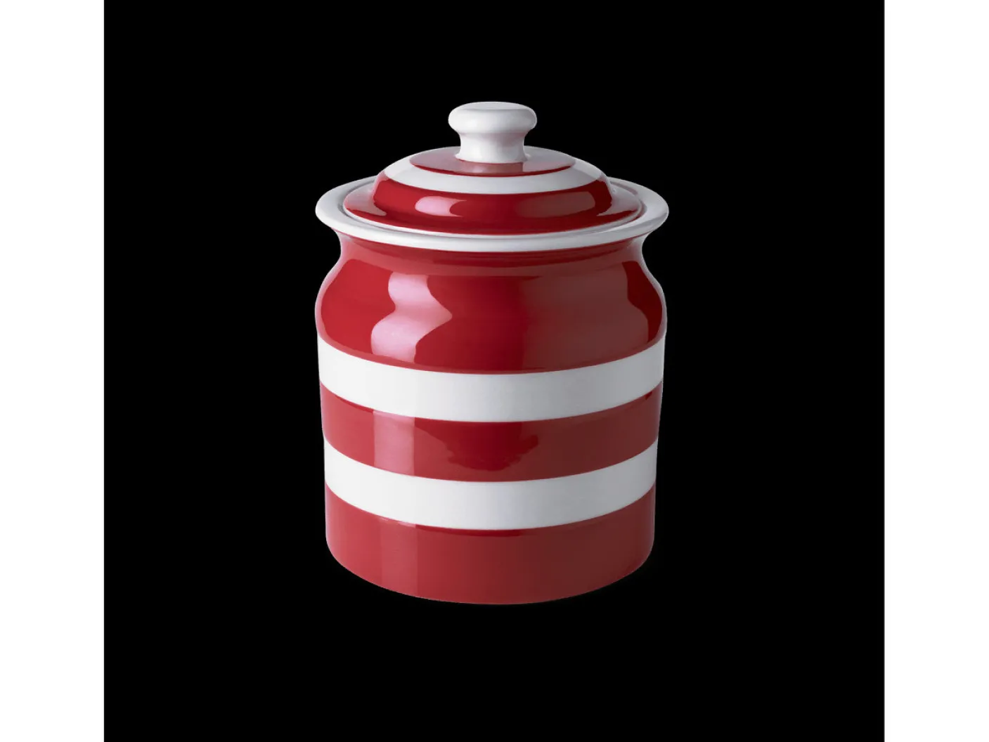Cornishware Red Large Storage Jar 168cl