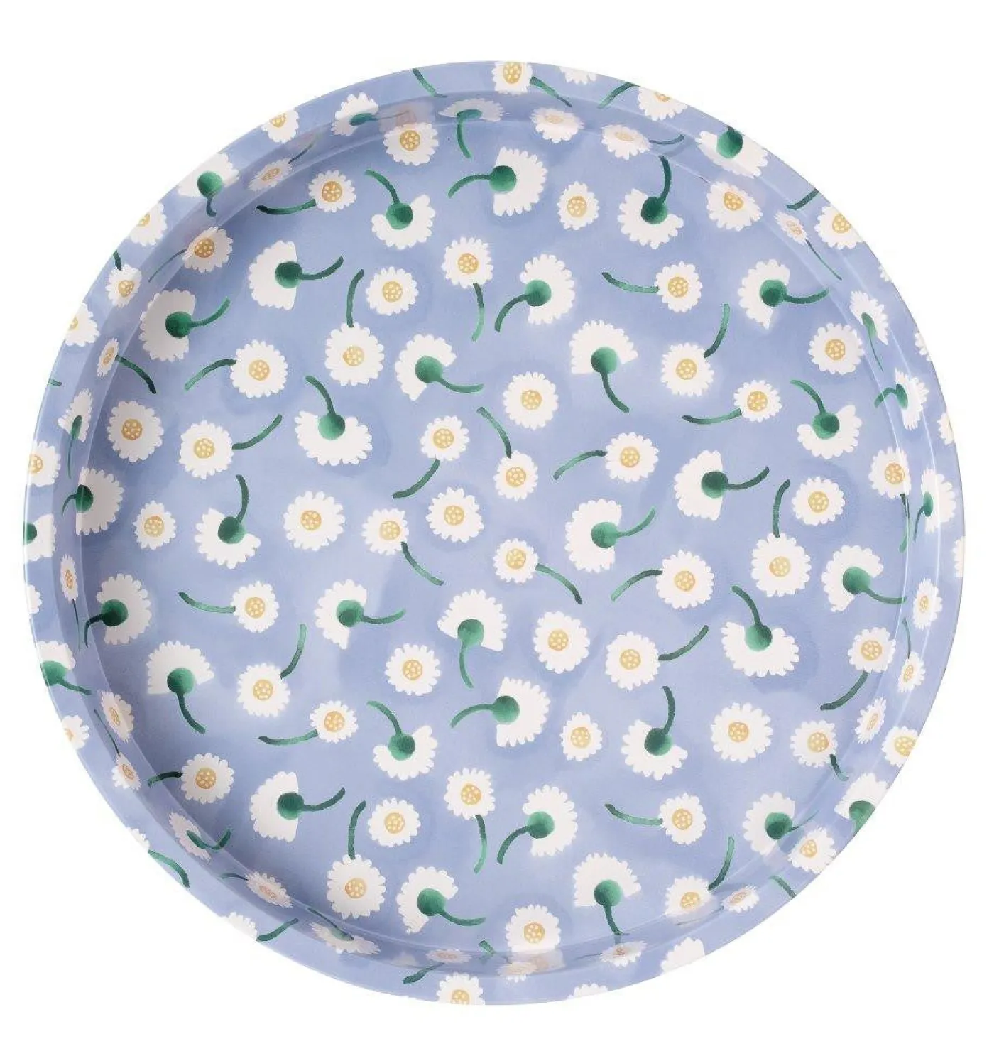 Lavender Daisy Deepwell Tin Tray