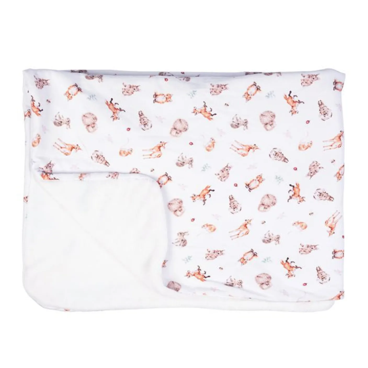 'Little Forest' Woodland Animals Baby Blanket