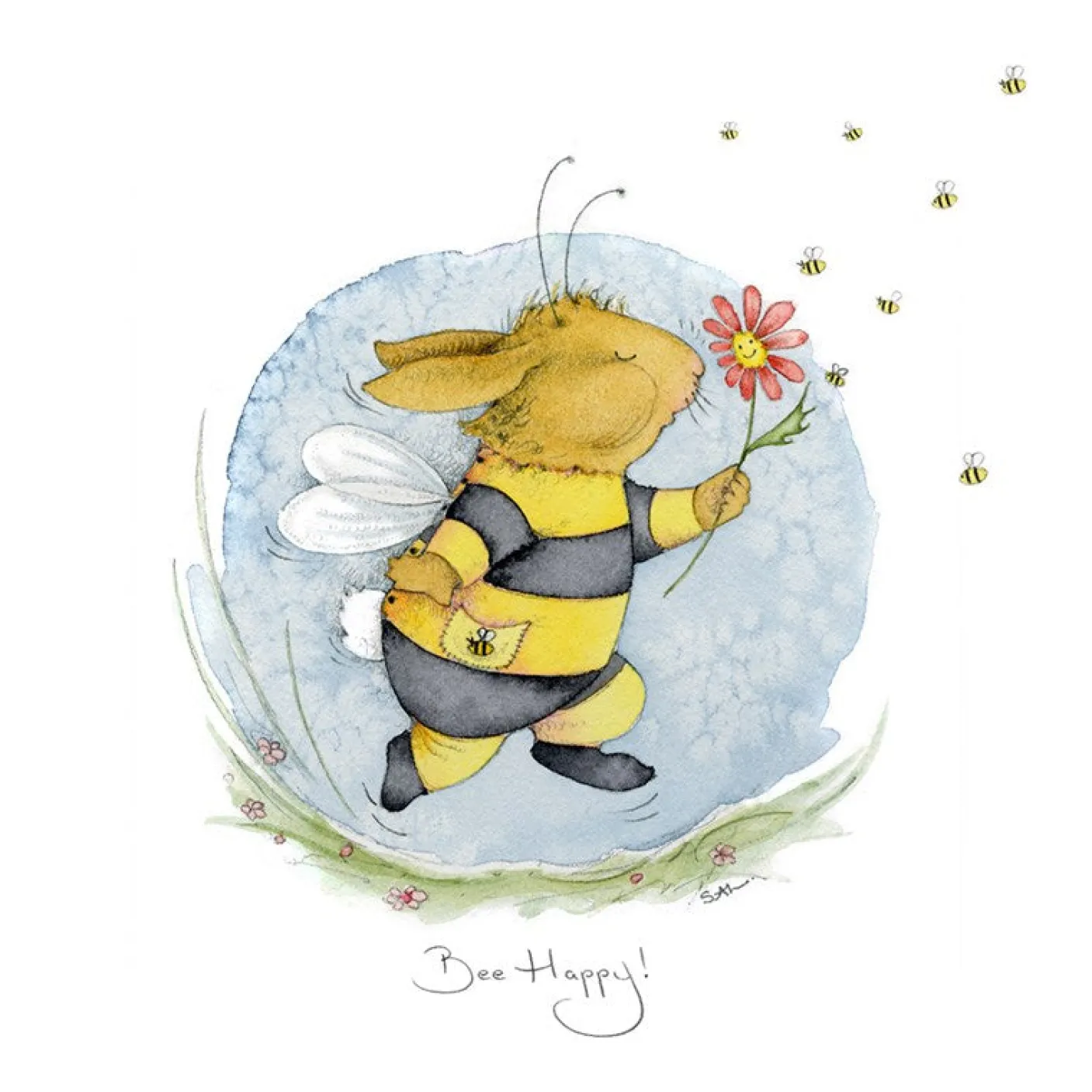 Bee Happy! Greeting Card