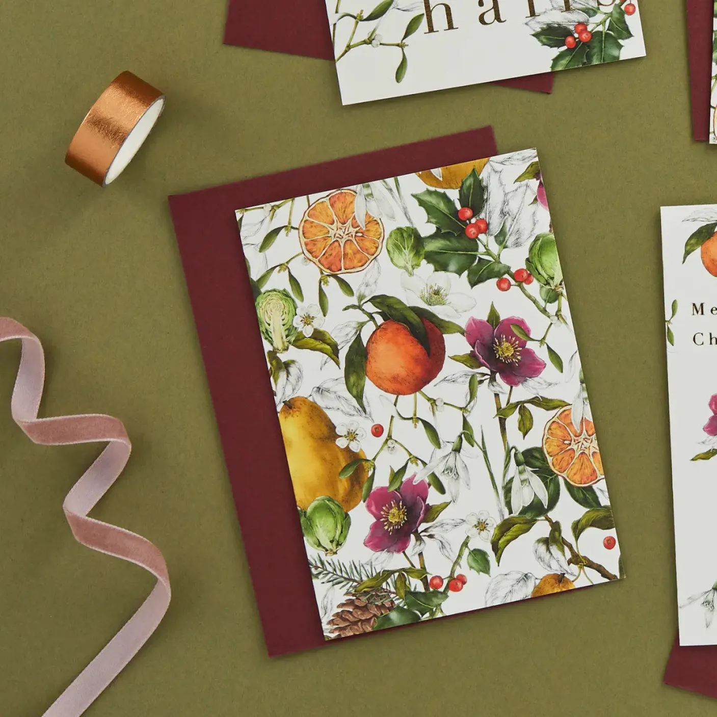 'Winter Decadence' Blank Card