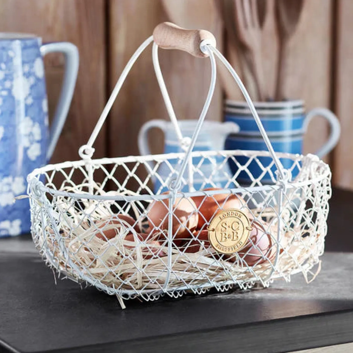 Sophie Conran Harvesting Basket - Buttermilk