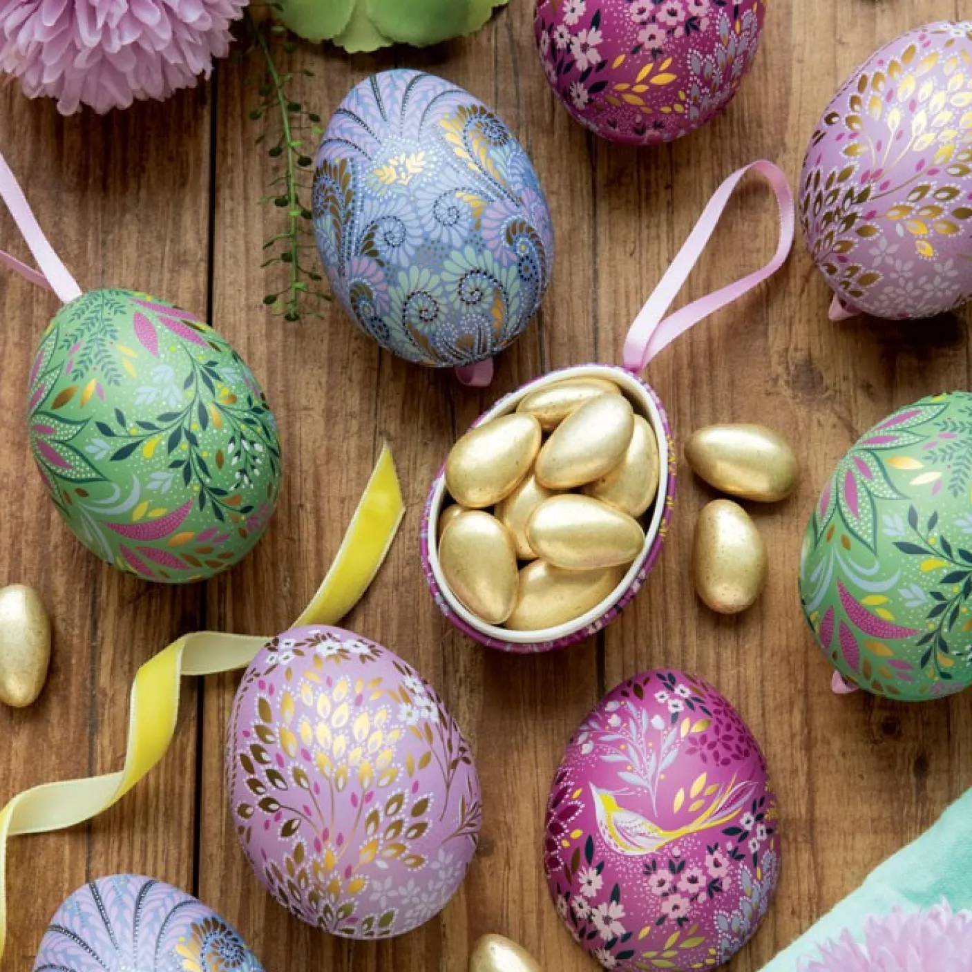 Sara Miller Mini Tin Easter Eggs