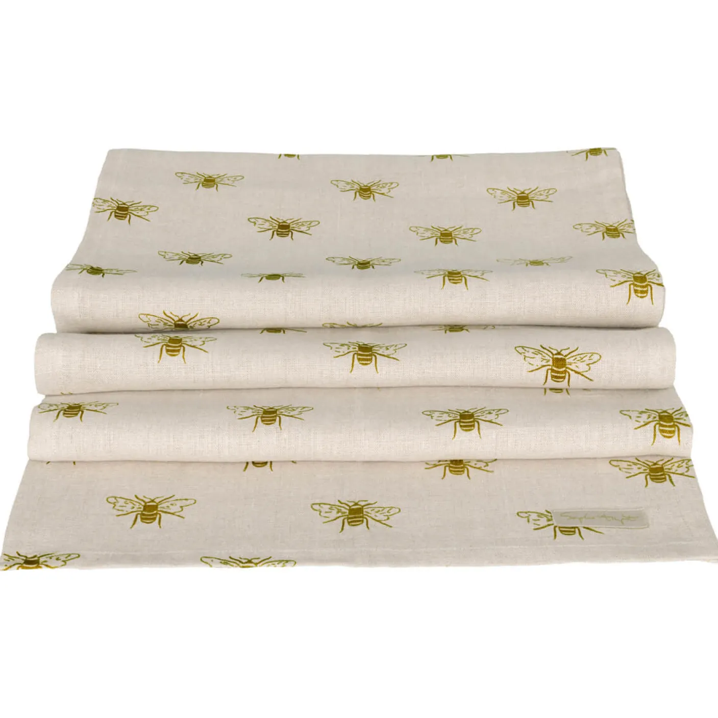 Bees Linen Table Runner