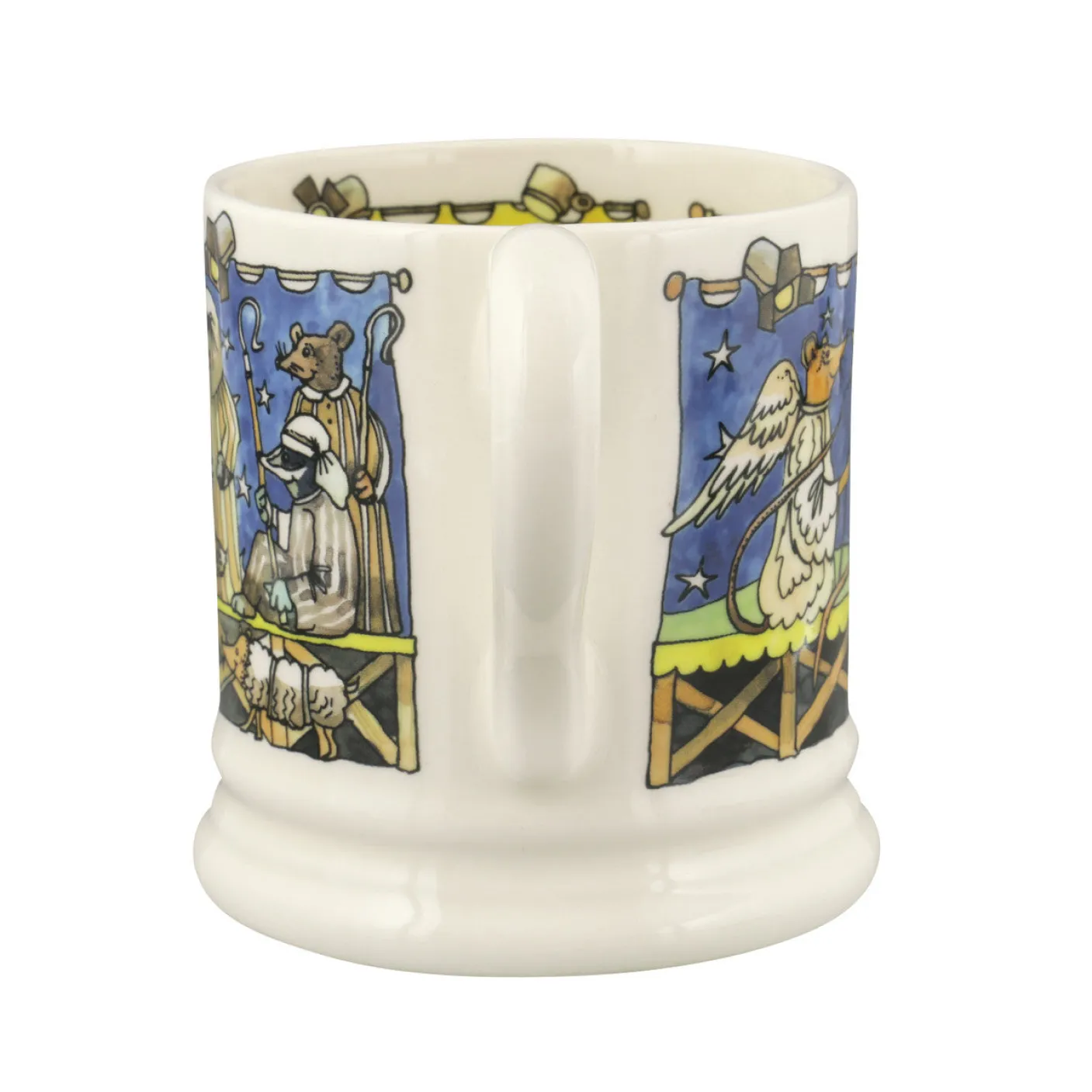 Year In The Country Nativity Scene 1/2 Pint Mug