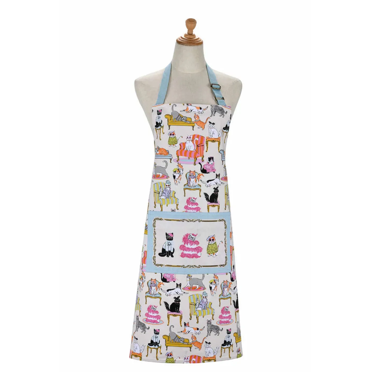 Cool Cats Cotton Apron