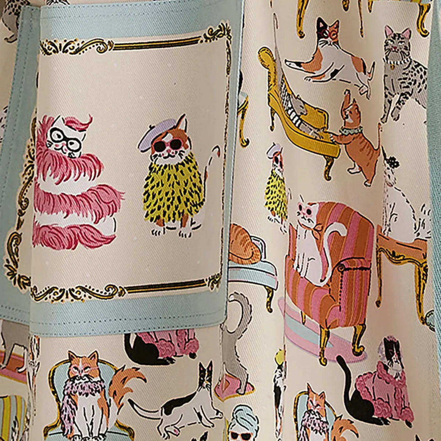 Cool Cats Cotton Apron