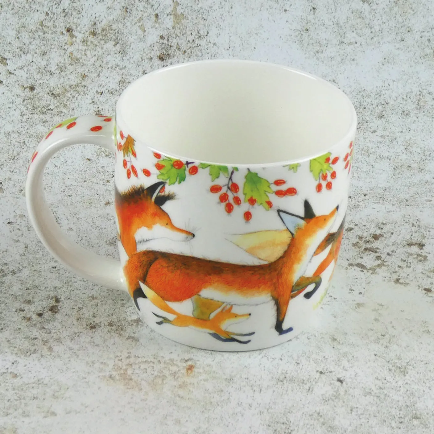 Foxes Bone China Mug (Boxed)