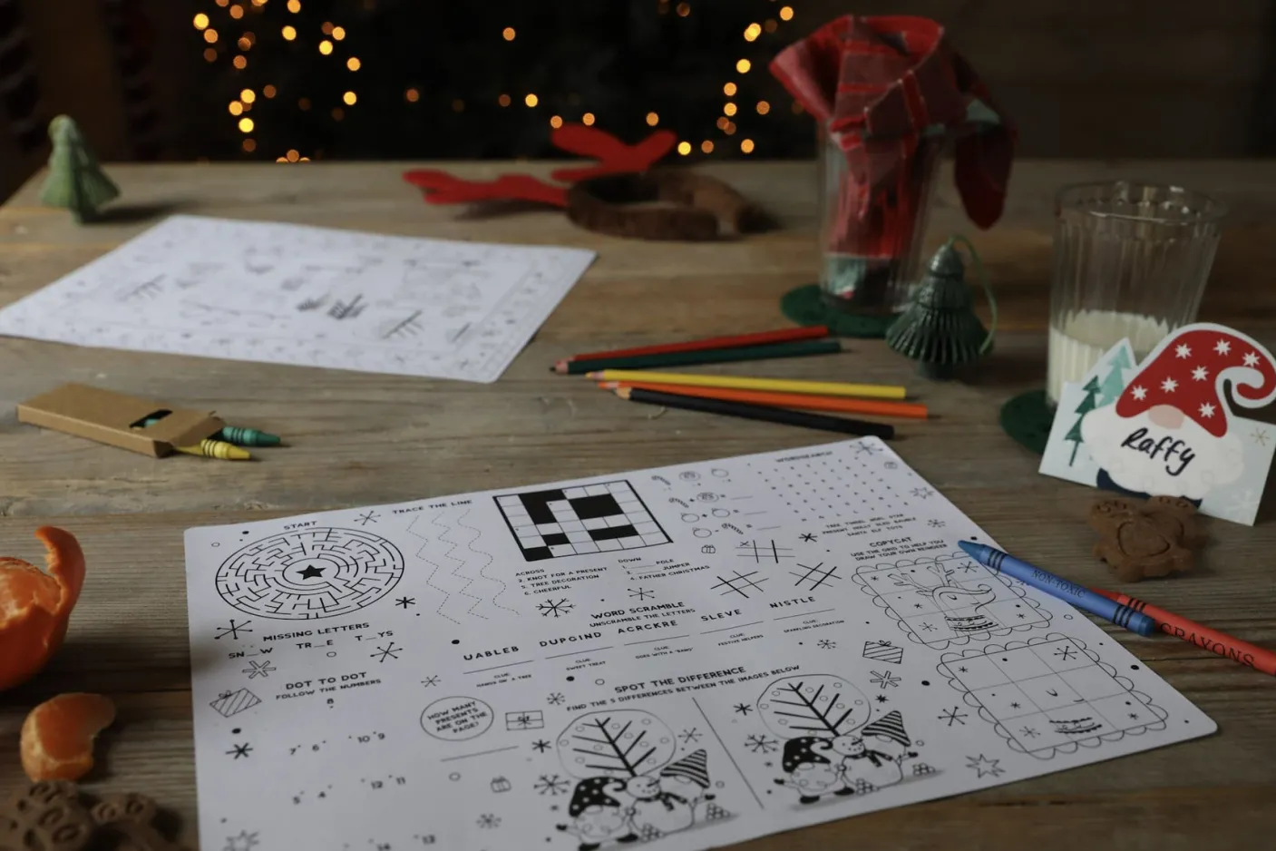 Festive Scene Placemats