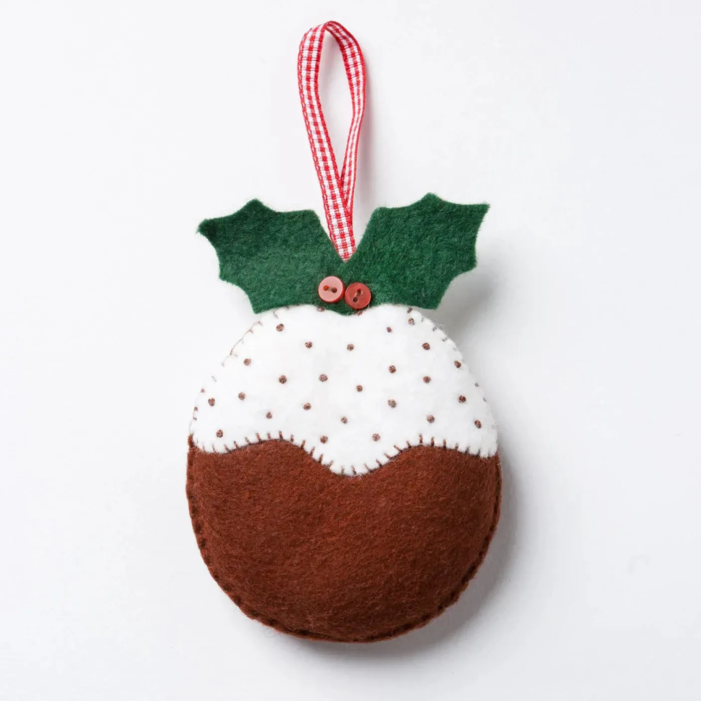 Plum Pudding Wool Mix Felt Craft Kit