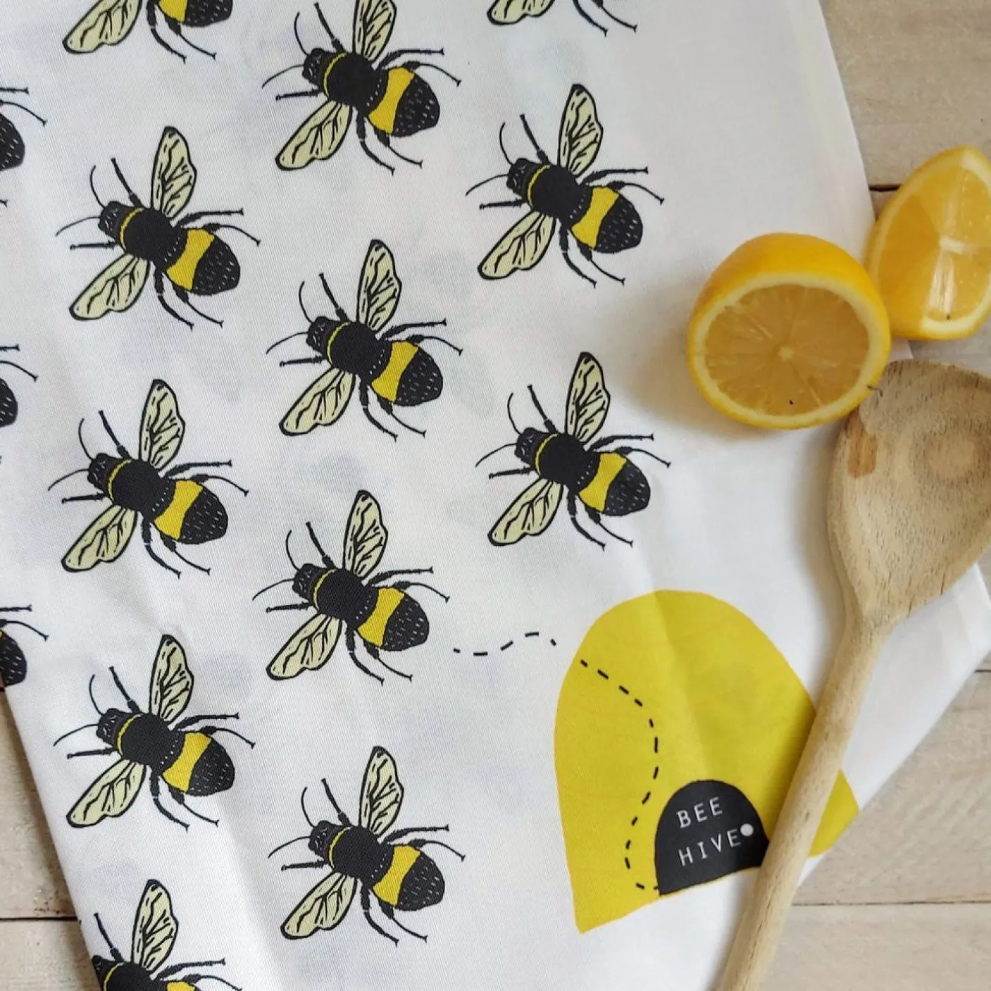 Bee Hive Tea Towel