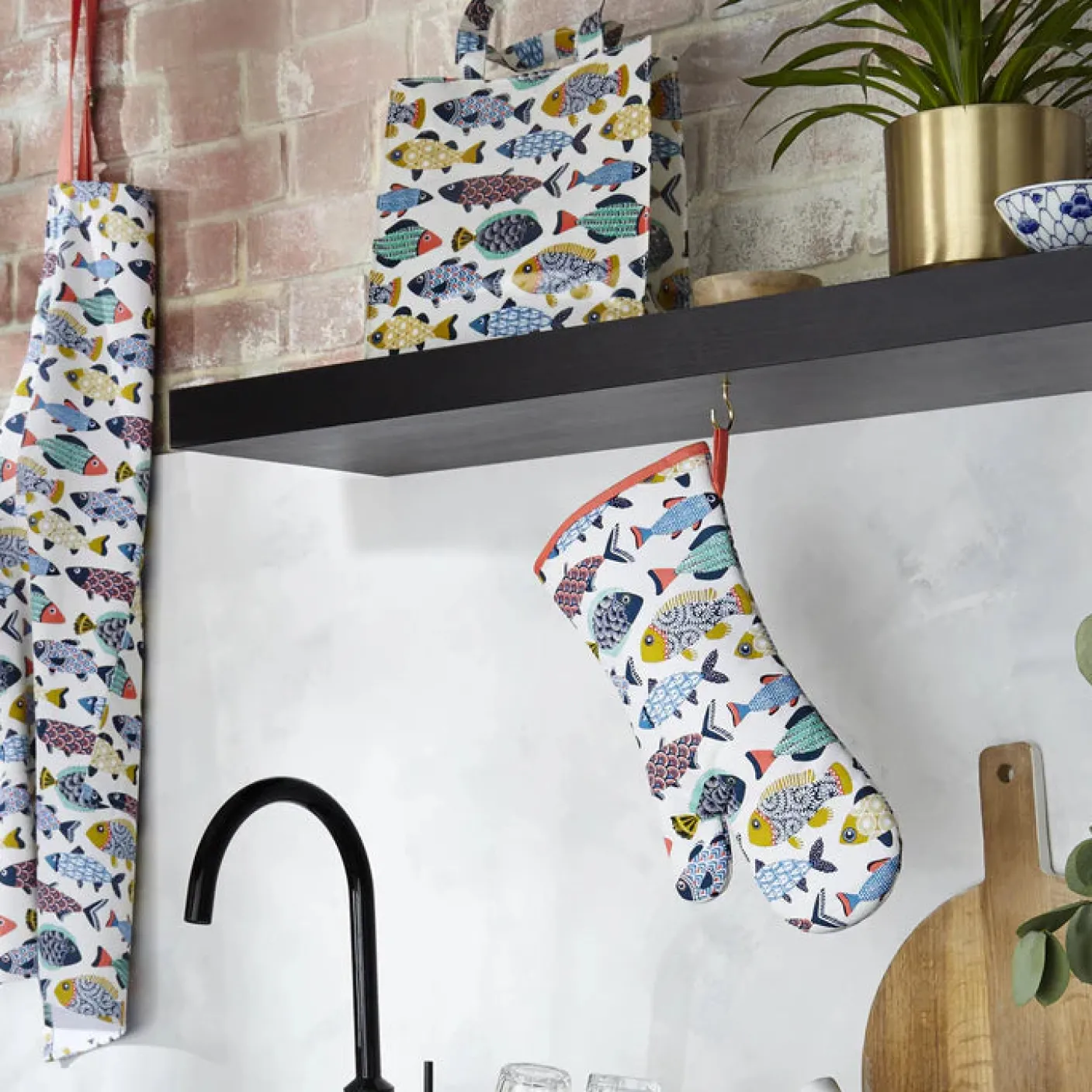 Aquarium Cotton Apron