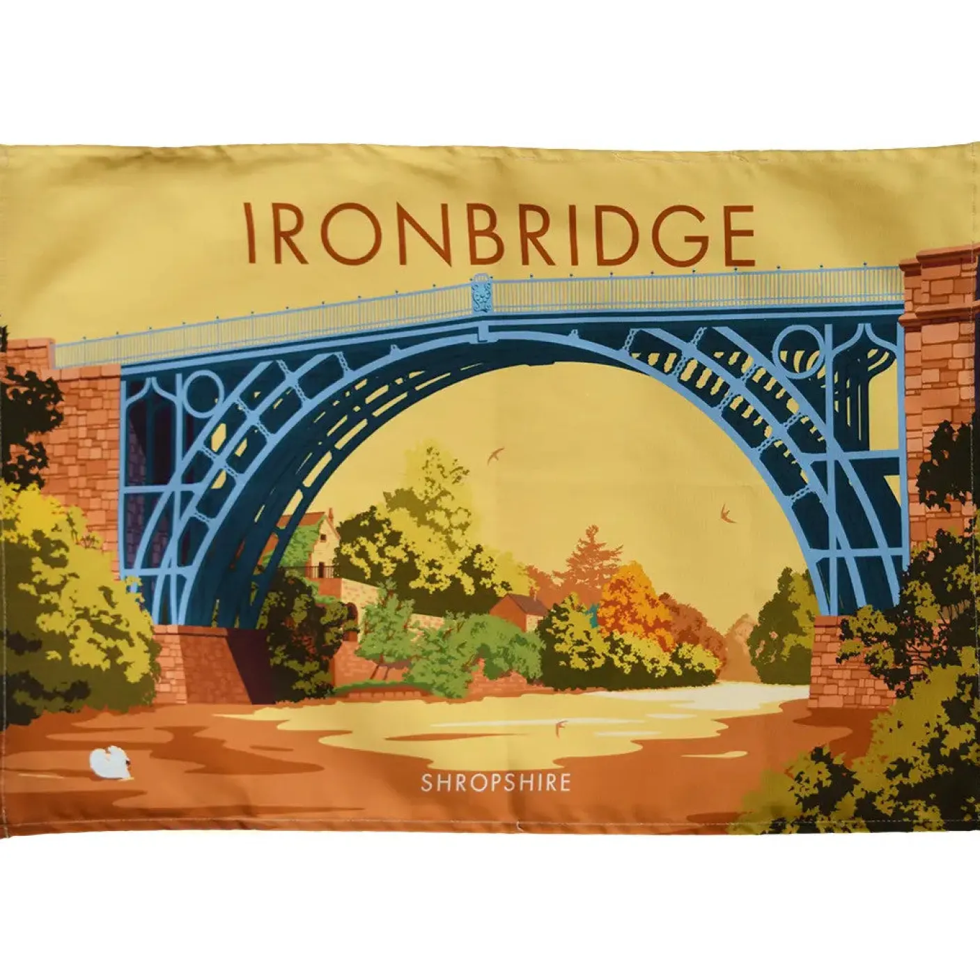 Shropshire - Ironbridge Tea Towel