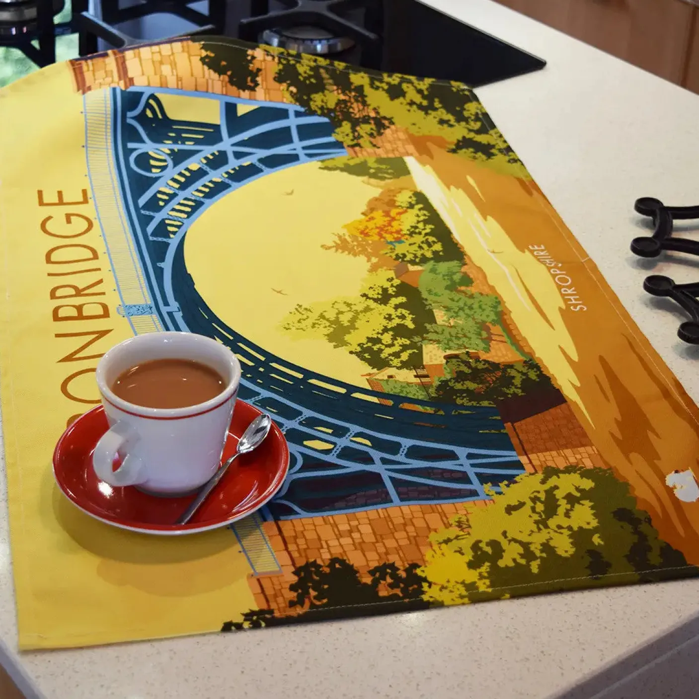 Shropshire - Ironbridge Tea Towel