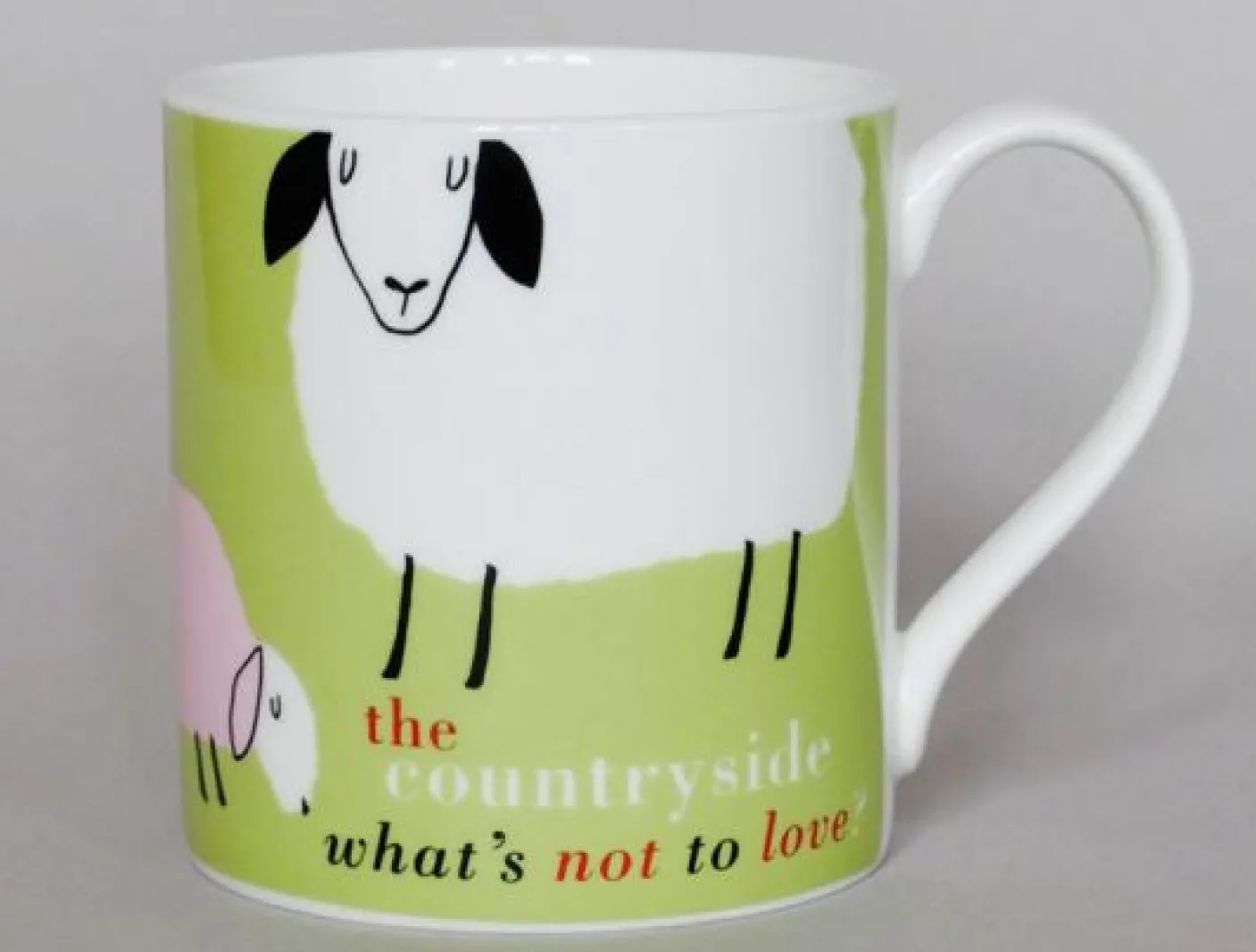 Smile Sheepish Green Mug