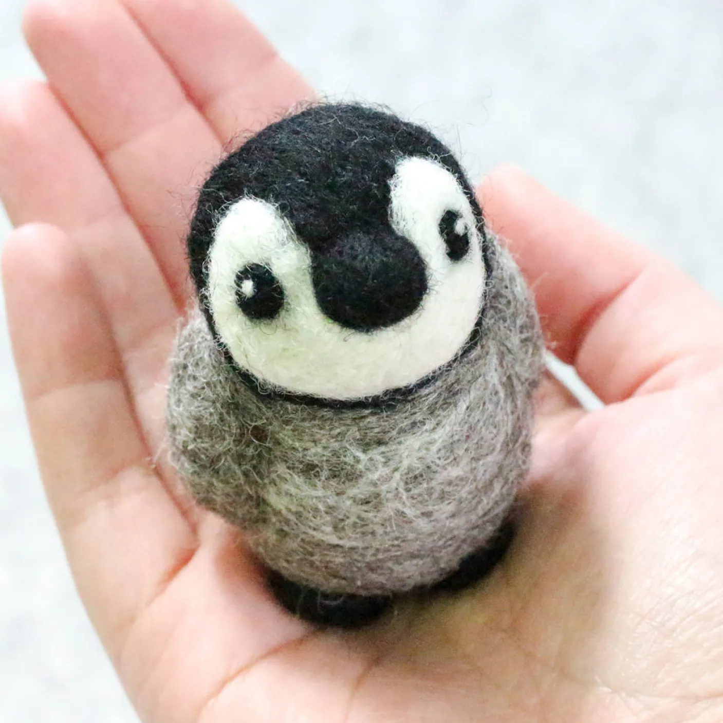 Baby Penguin Mini Felting Kit