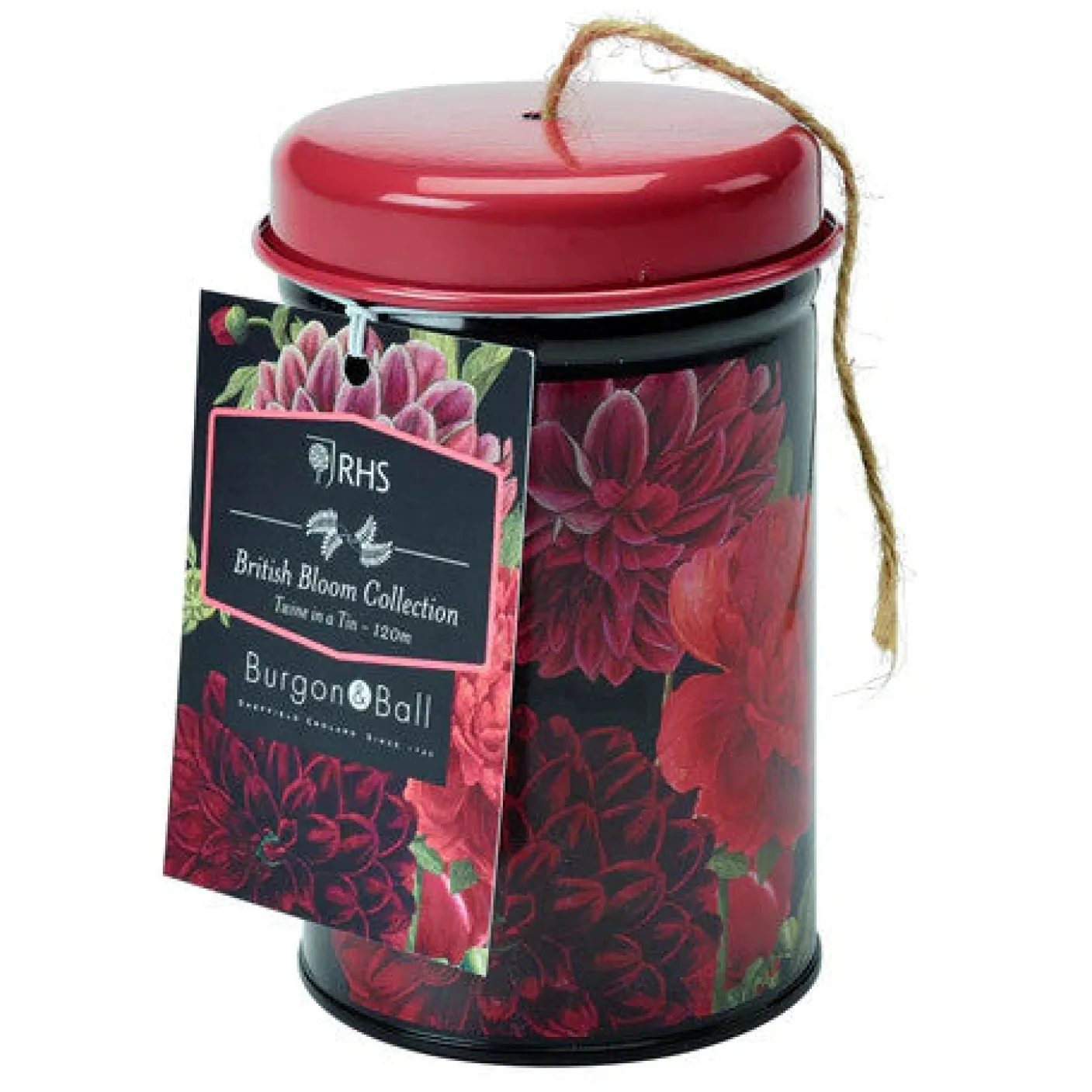 RHS British Blooms Twine in a Tin