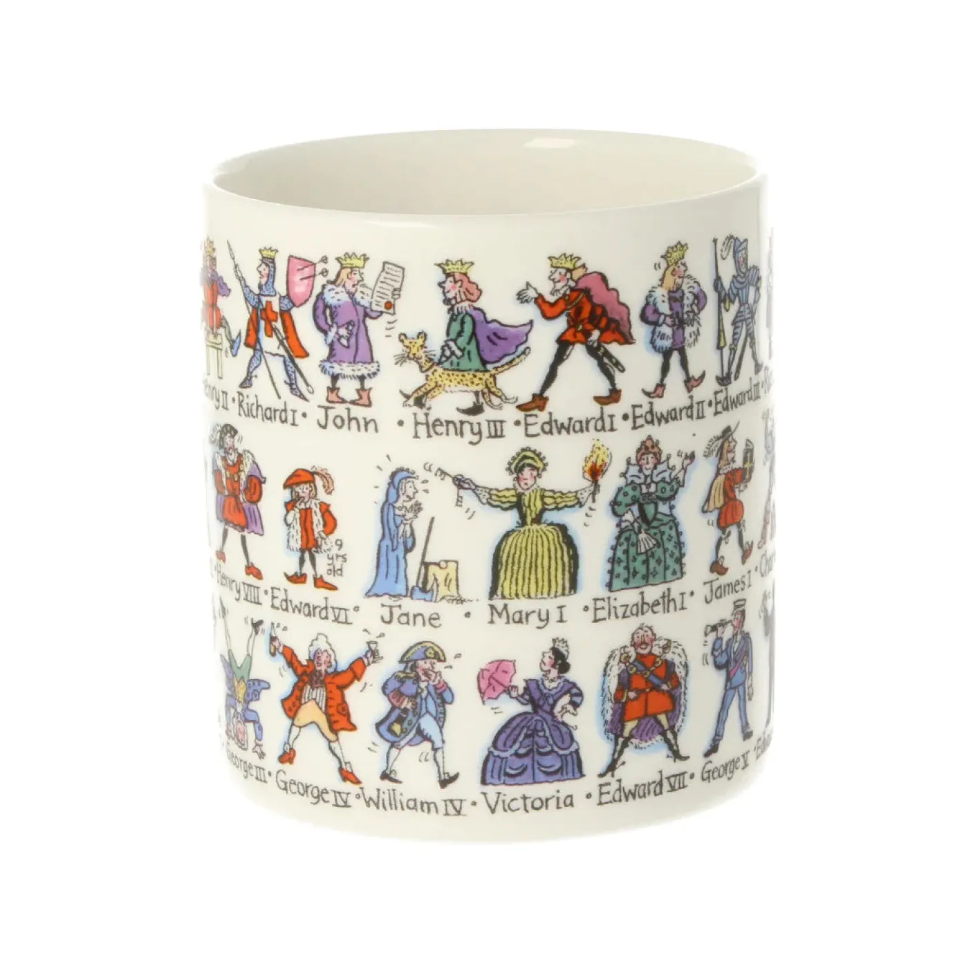Kings & Queens of England Bone China Mug