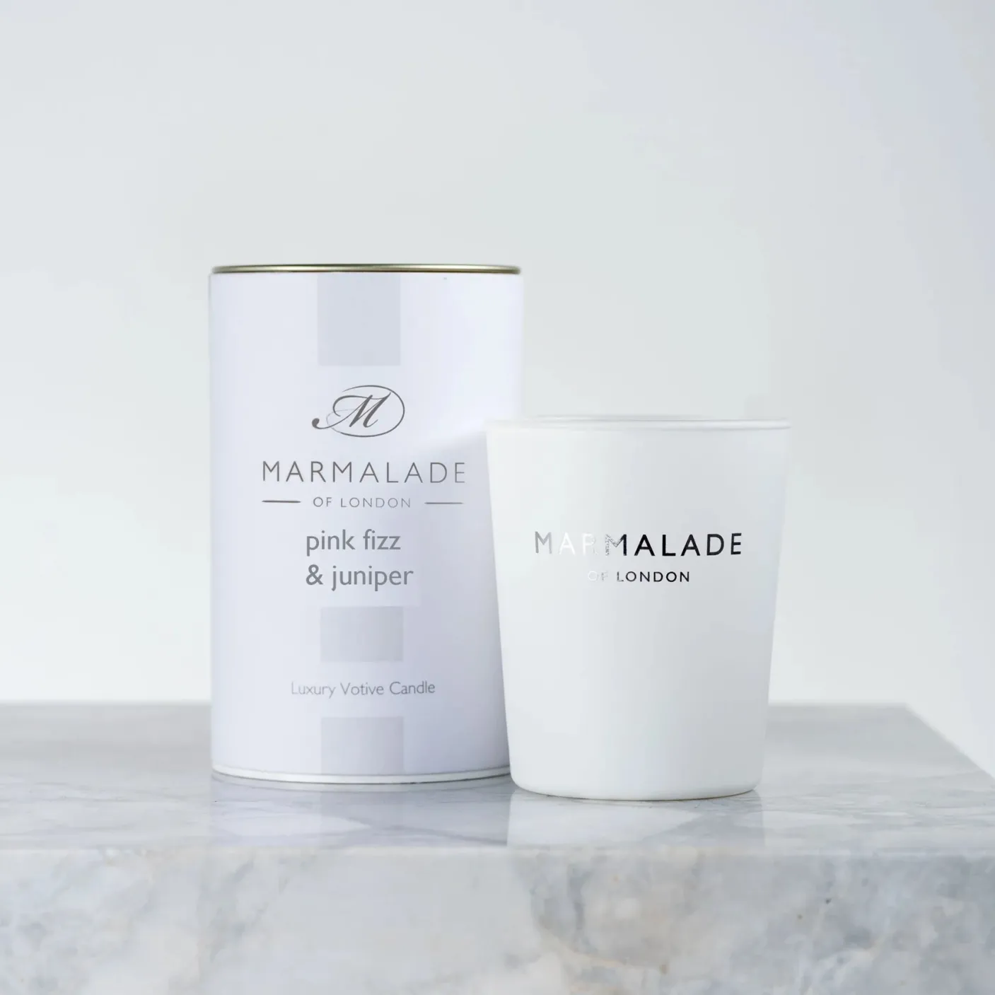 Pink Fizz & Juniper Luxury Glass Votive Candle