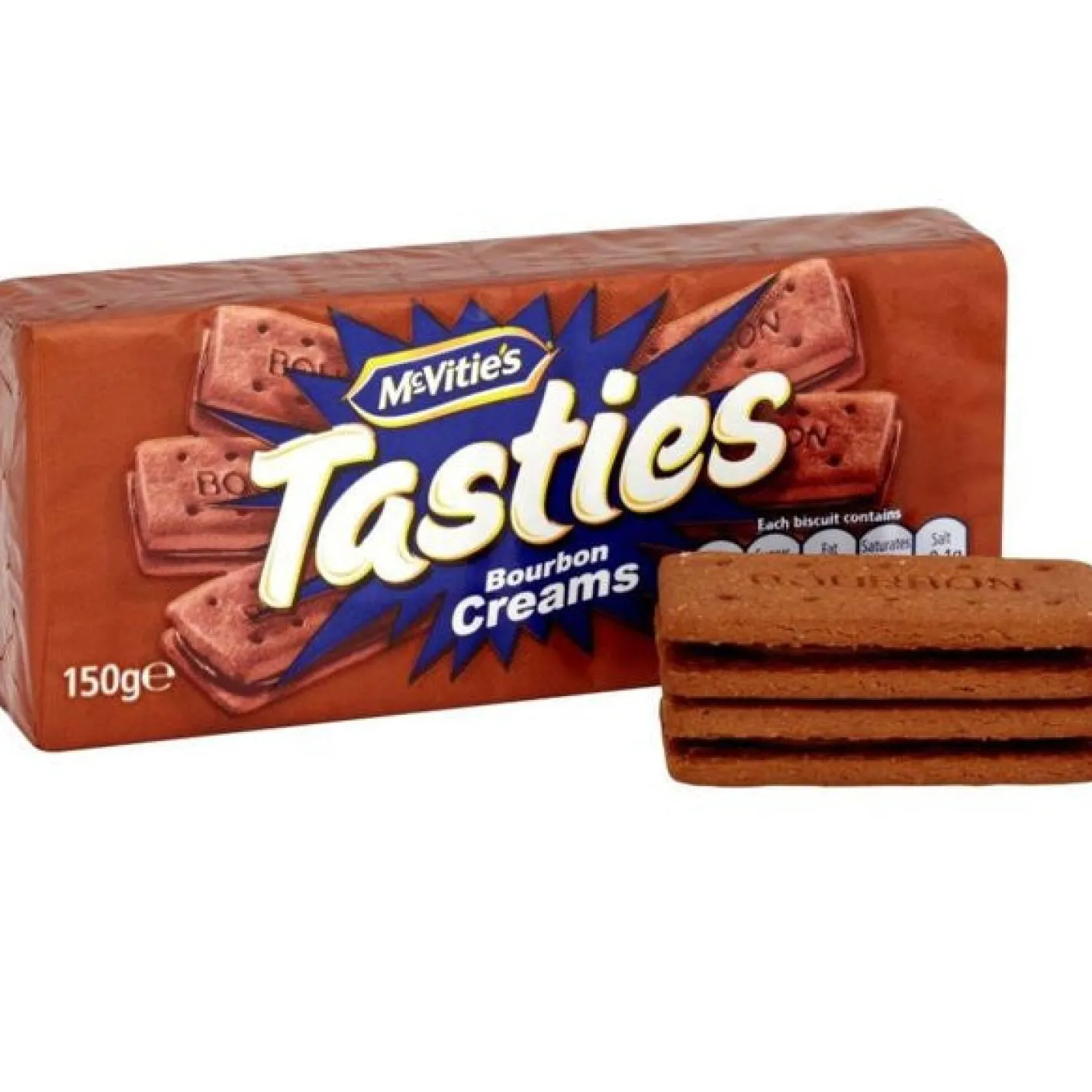 McVities Tasties Bourbon Creams 150g