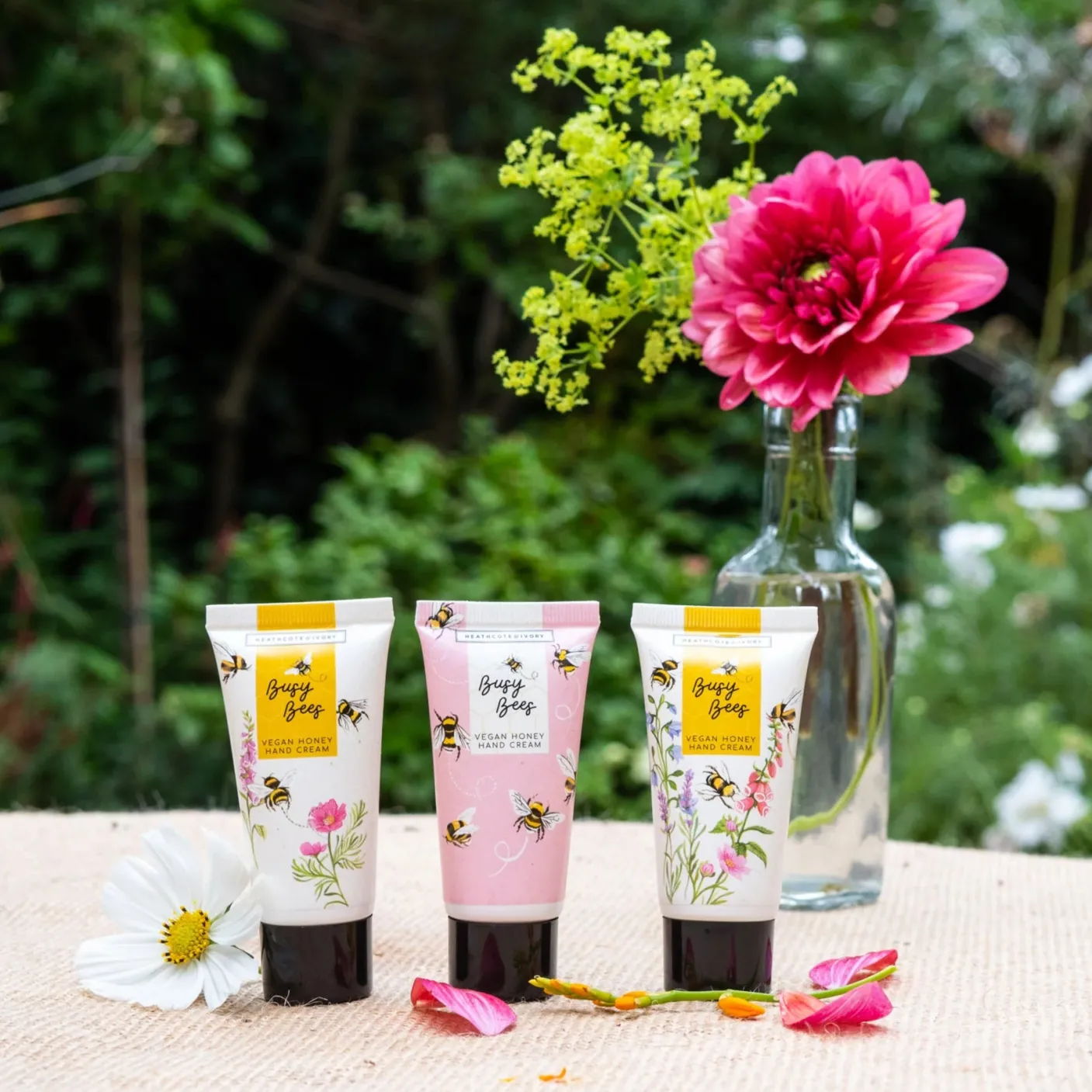 Heathcote and Ivory Busy Bees Hand Cream Trio