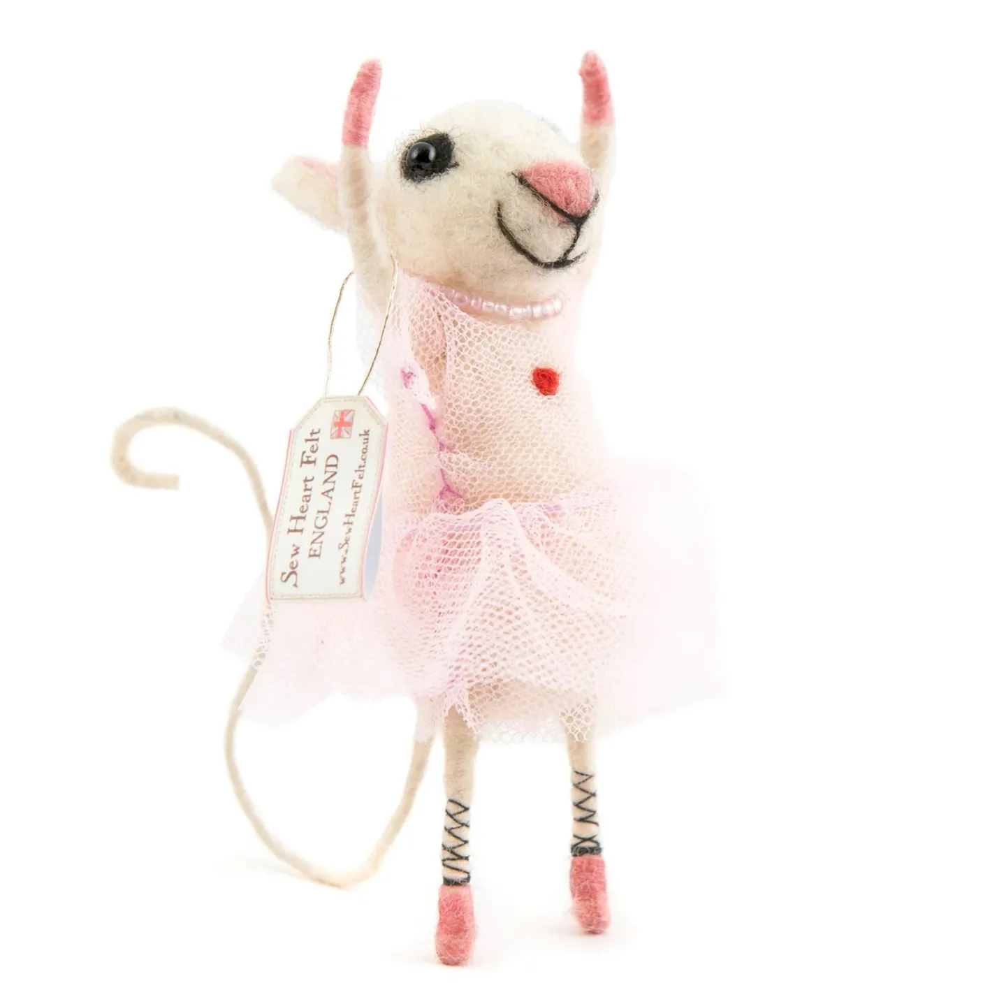 Beautiful Ballet Dancer Felt Mouse