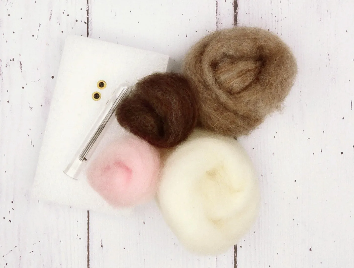 Baby Bunny Needle Felting Kit