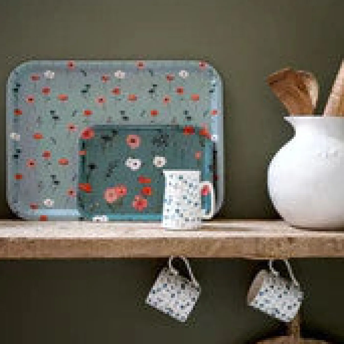 Poppy Meadow Large Tray