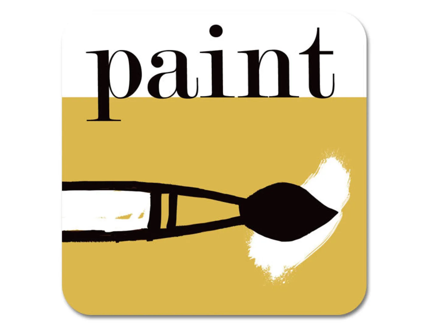 Graphic Paint Coaster