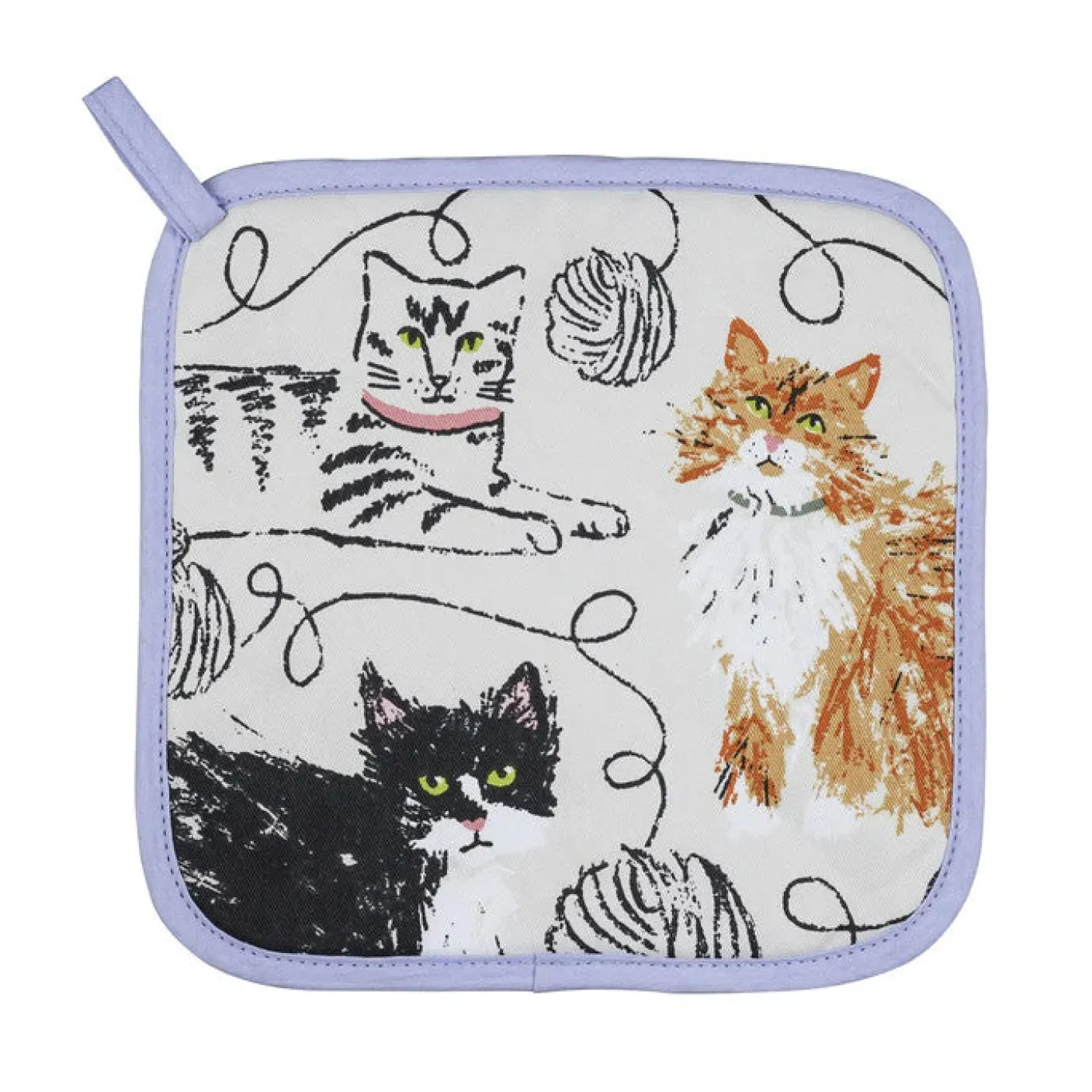 Feline Friends Pot Mat