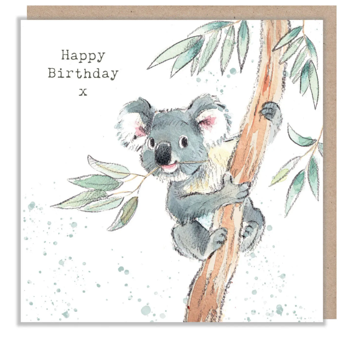 Koala "Happy Birthday" Greetings Card