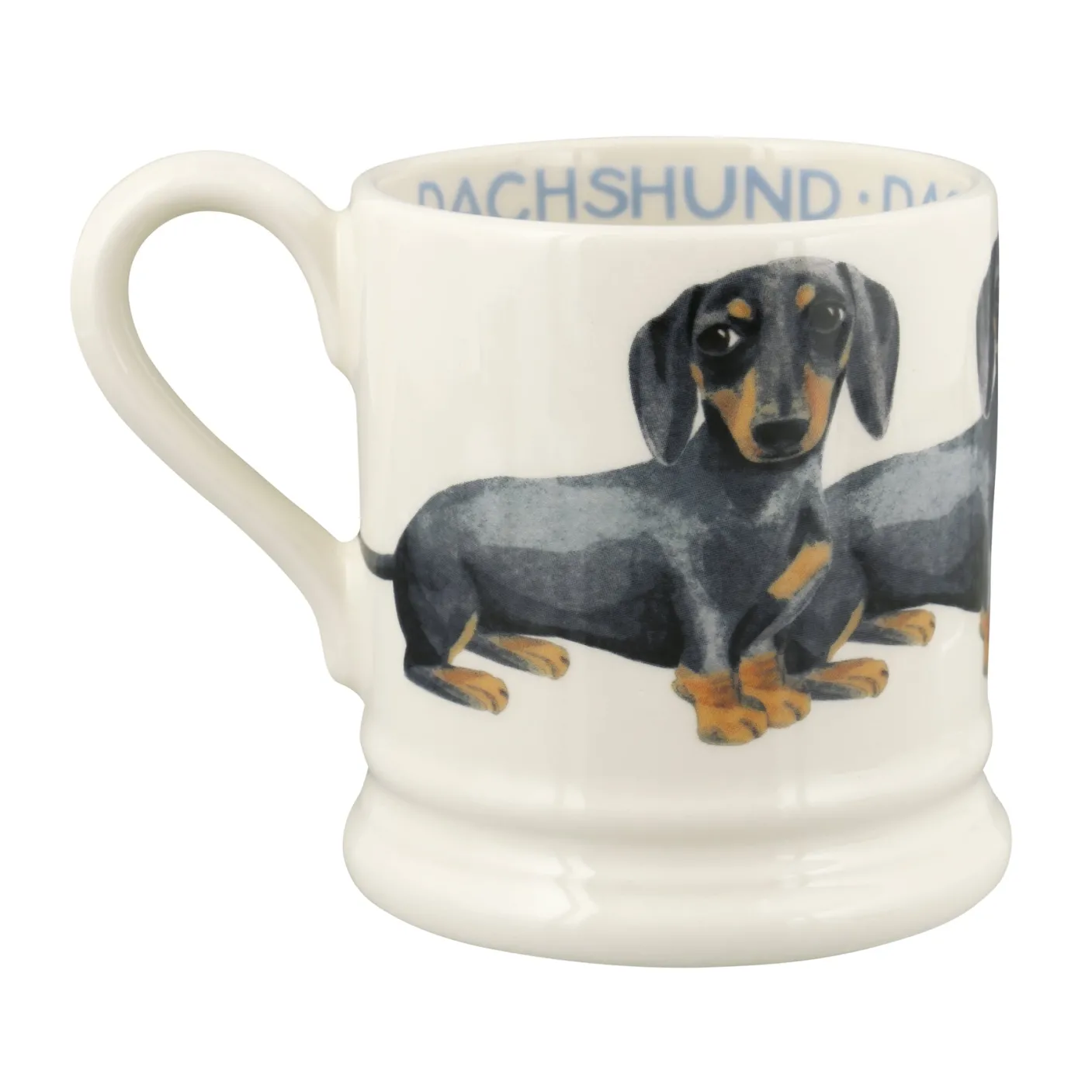 Black and Tan Dachshund 1/2 Pint Mug