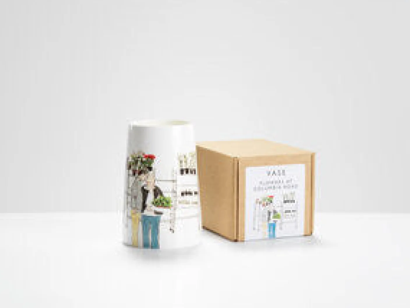 Flowers at Columbia Road Vase