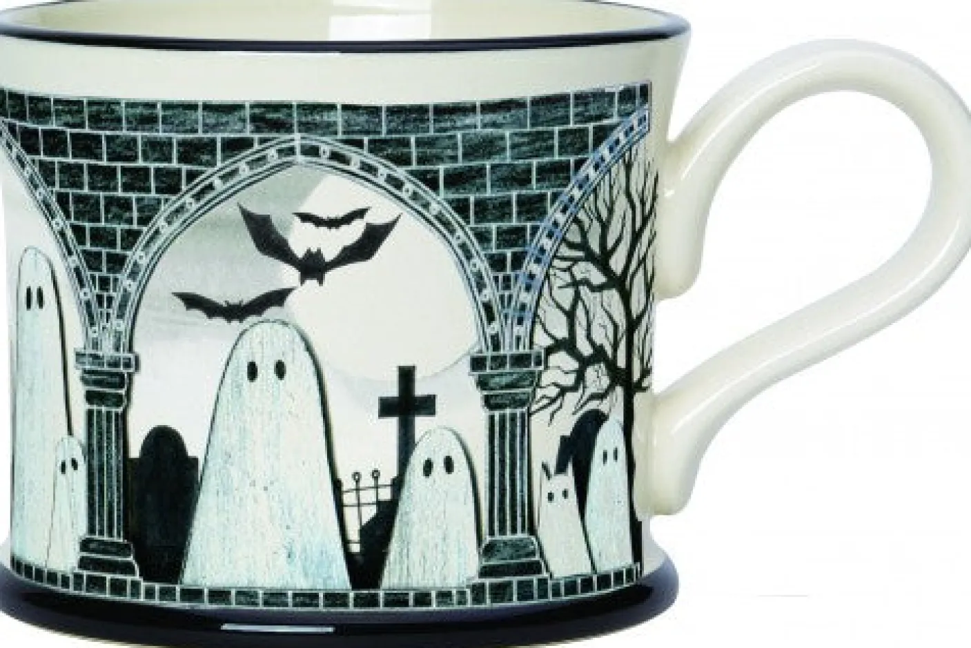 Spooky Ghosts Mug by Moorland Pottery