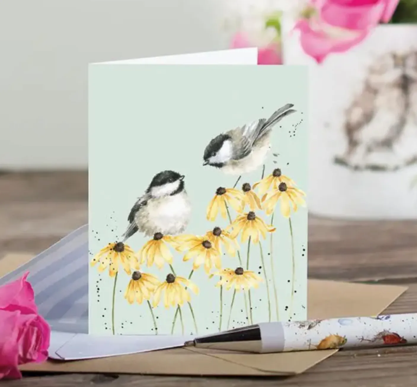 'My Sweet Chickadee' Blank Greetings Card