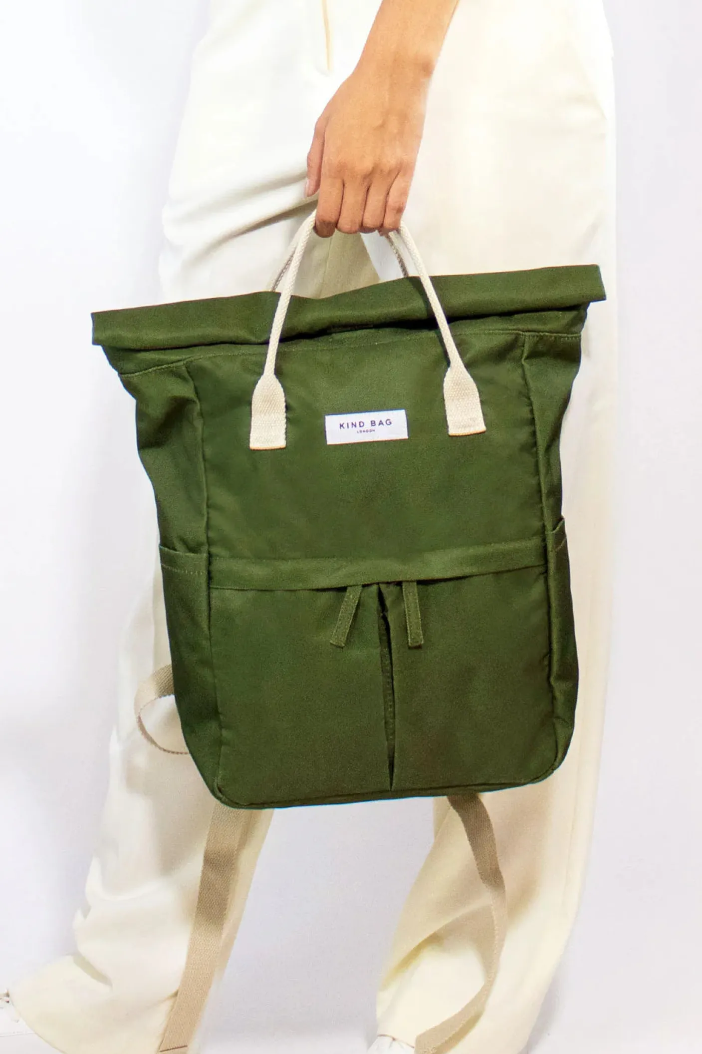 Olive Green Hackney Medium Backpack