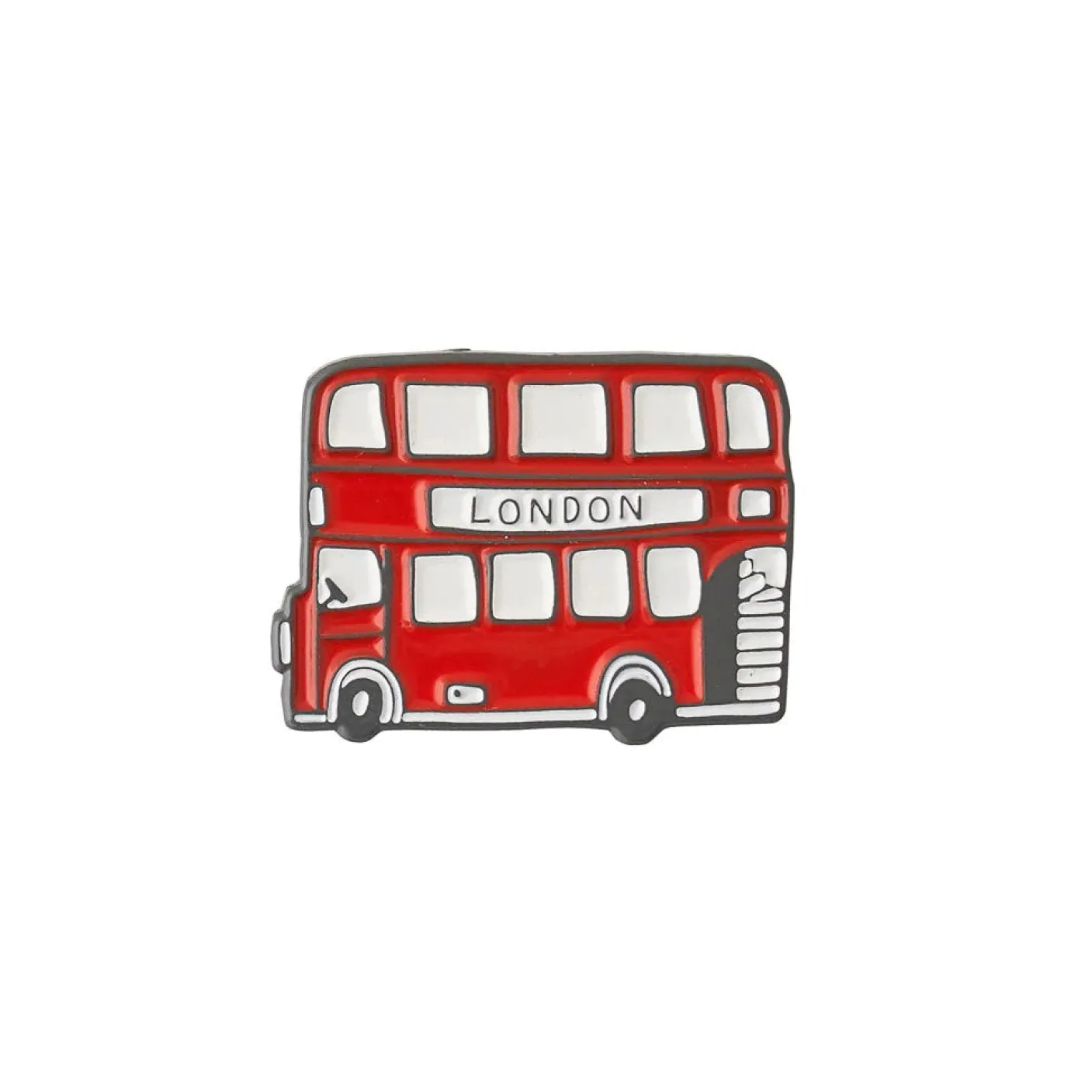 London Bus Enamel Pin Badge
