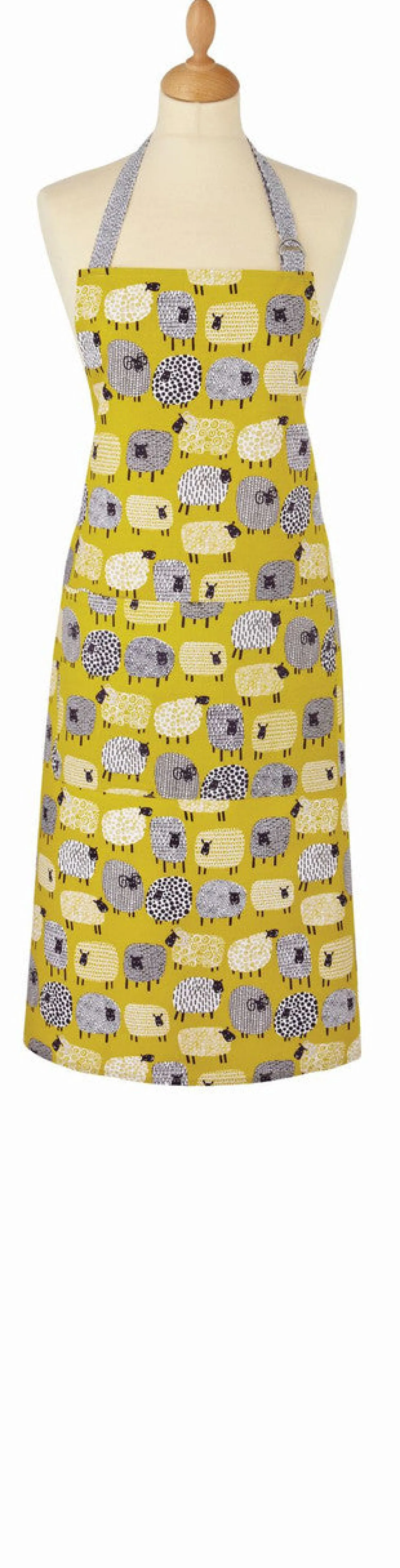 Dotty Sheep Oil Cloth Cotton Apron