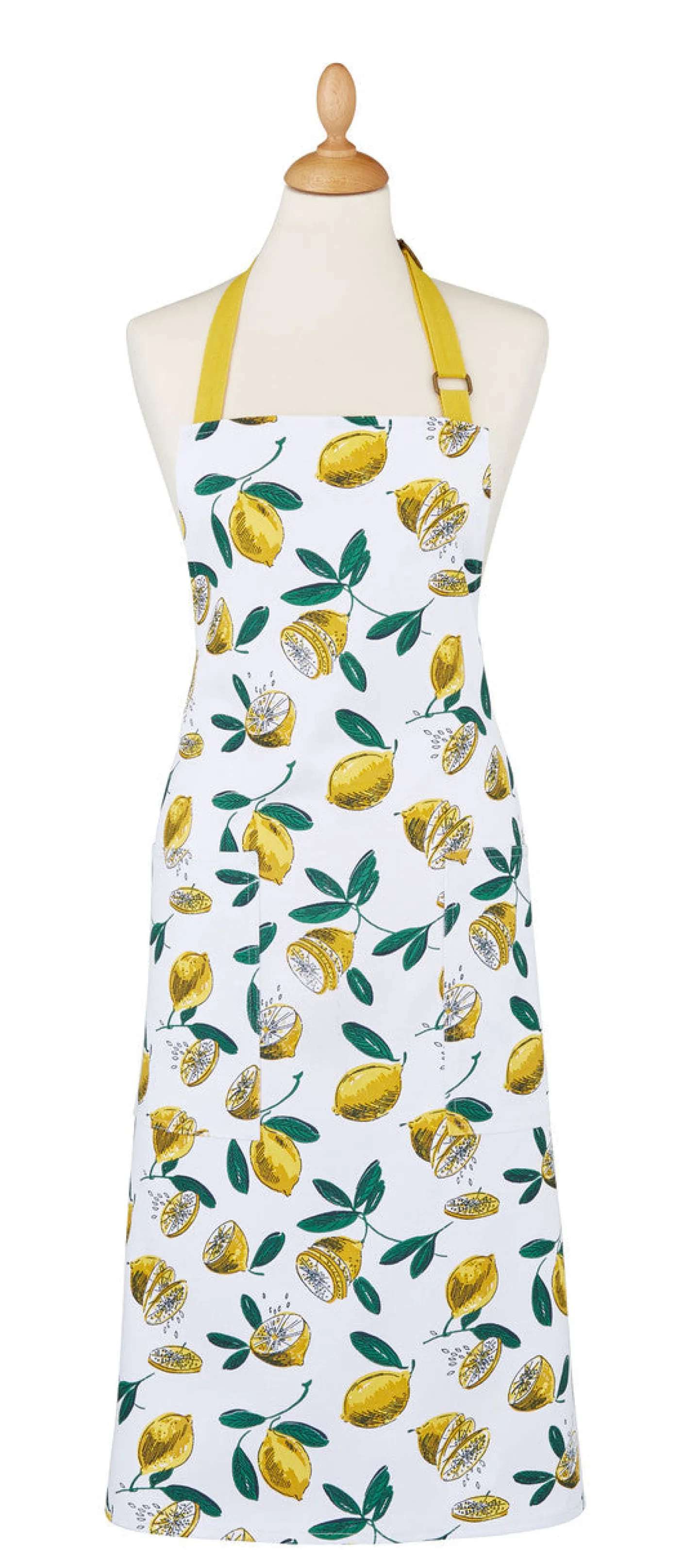 Lemon Cotton Apron