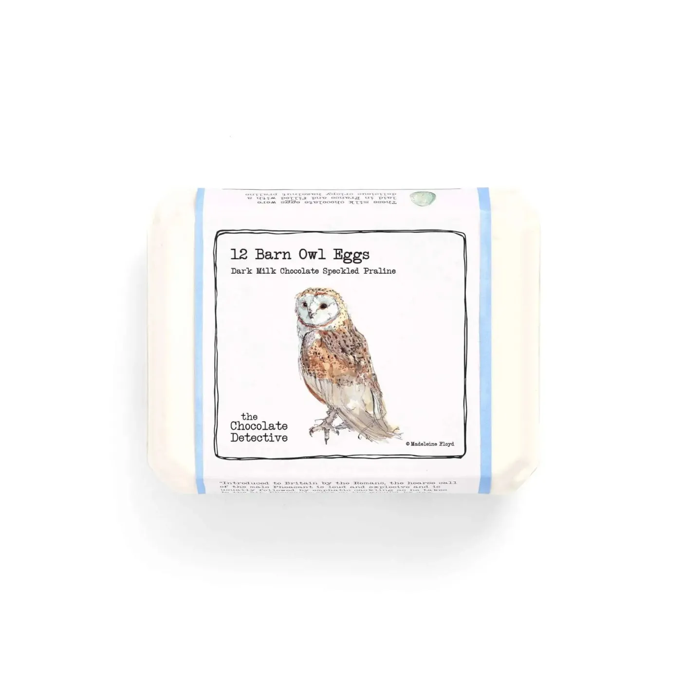 12 Barn Owl Eggs by The Chocolate Detective