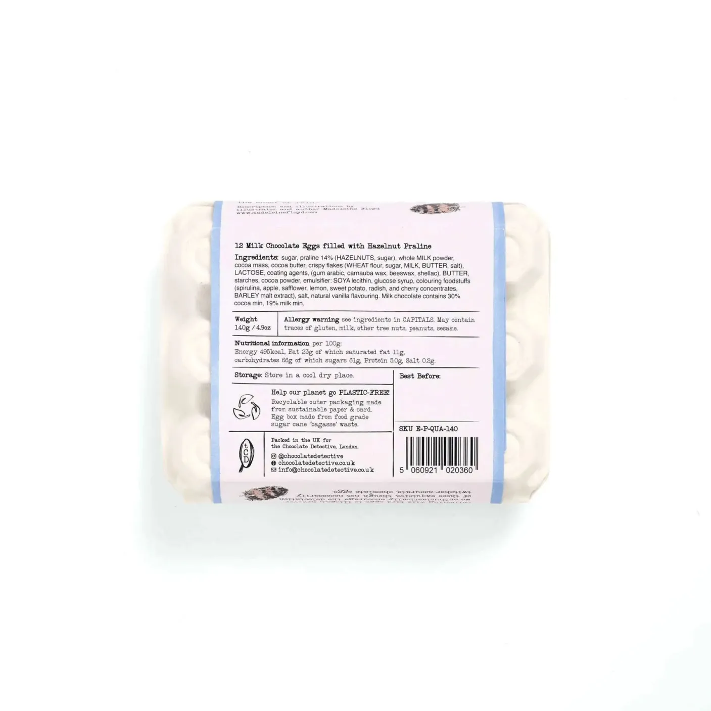 12 Barn Owl Eggs by The Chocolate Detective