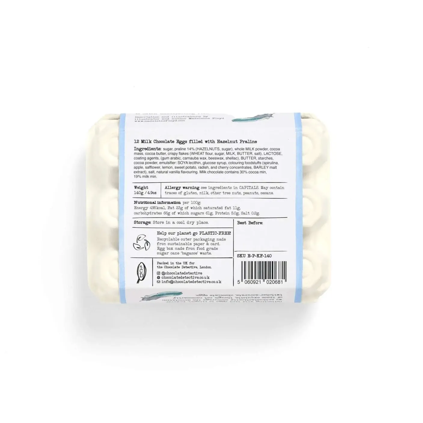 12 Nightingale Eggs by The Chocolate Detective